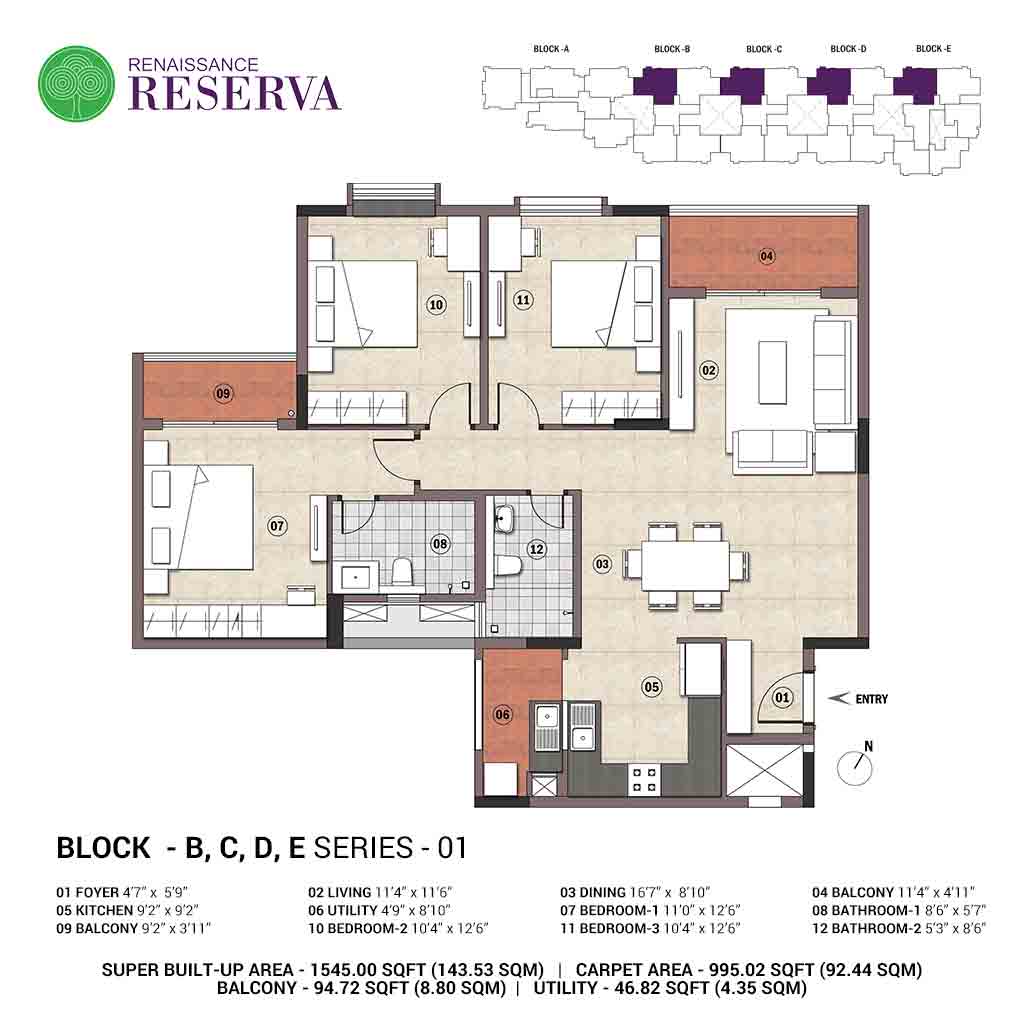 Renaissance Reserva block bcde series 1
